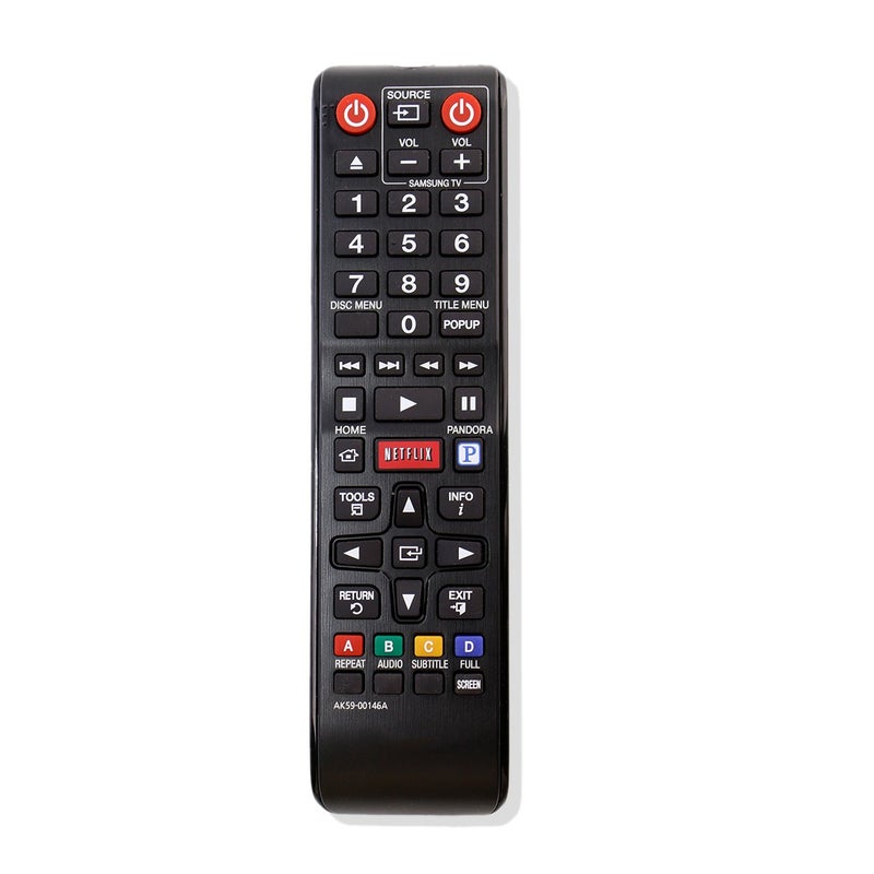 ZdalaMit AK59-00146A Replaced Remote Applicable for Samsung Blu-Ray Player BD-E5300 BD-E5300/ZA BD-E5400 BD-E5400/ZA BD-EM53 BD-EM53/ZA BD-EM53C BD-EM57C BD-EM59C BD-EM59C/ZA BD-ES6000 BDE5300/ZA BDE5400 - Image 1